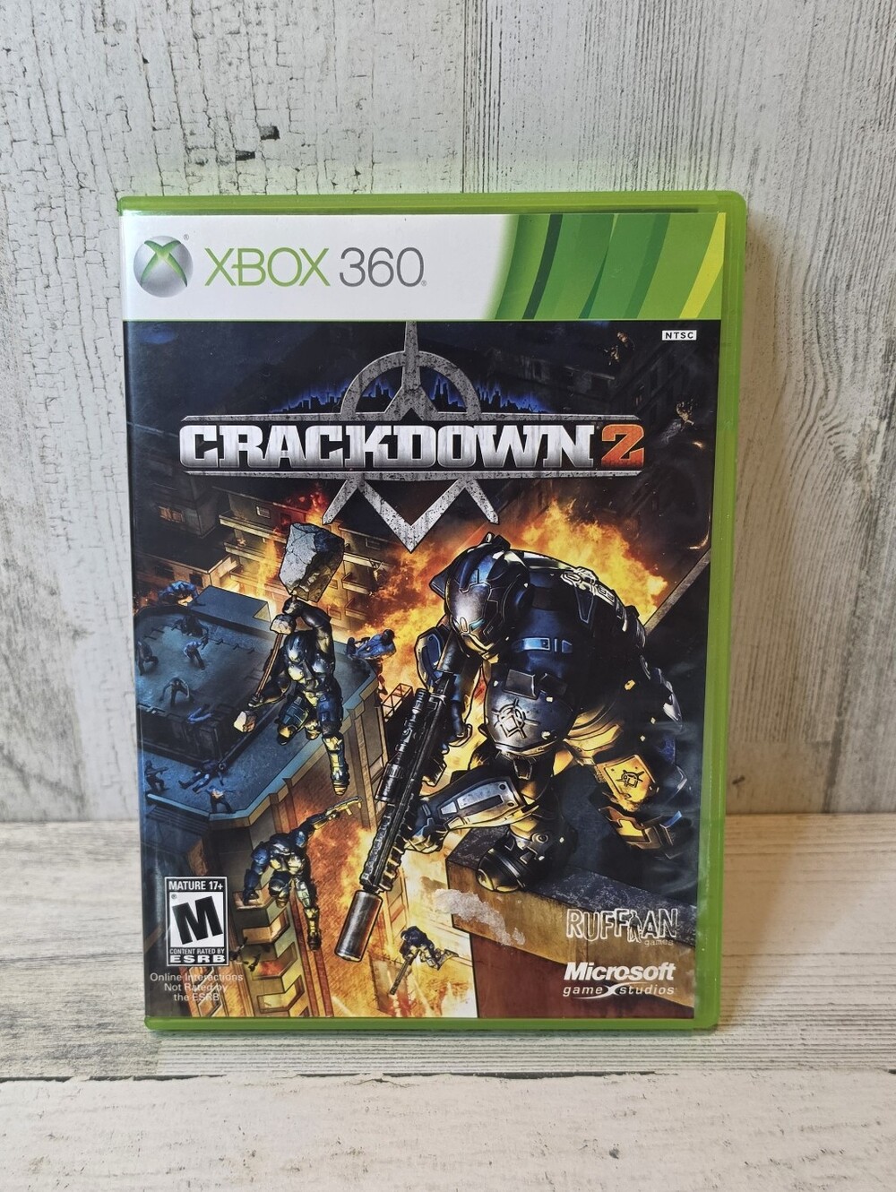 Crackdown 2 Xbox 360 Microsoft Complete w/ Manual Disc & Case